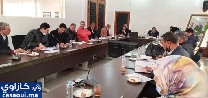 لجنة التعمير بمجلس الحي المحمدي تضع برنامج عمل لسنة 2022